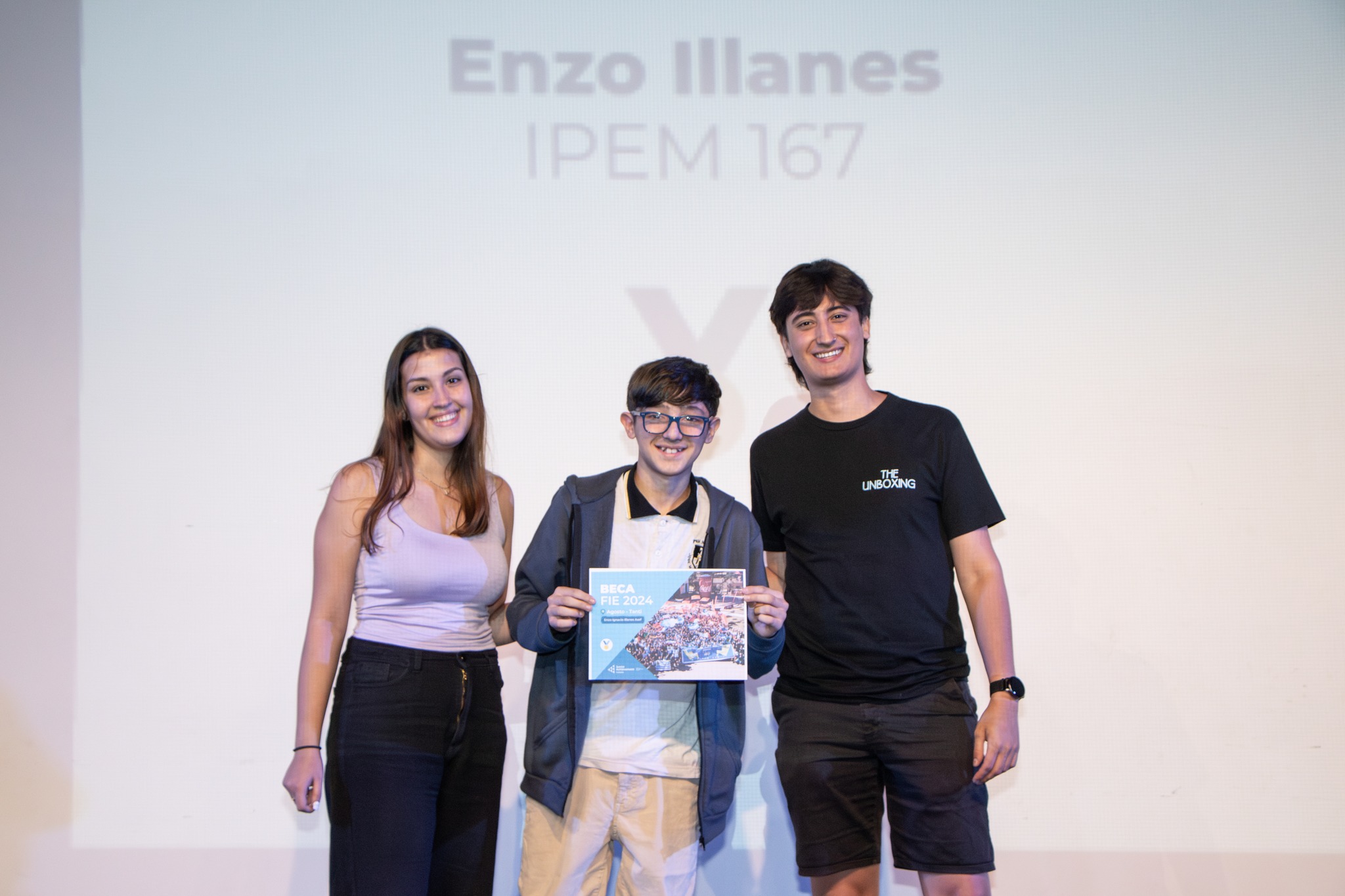 Enzo Illanes - estudiante del IPEM 167 - Achievement 2023