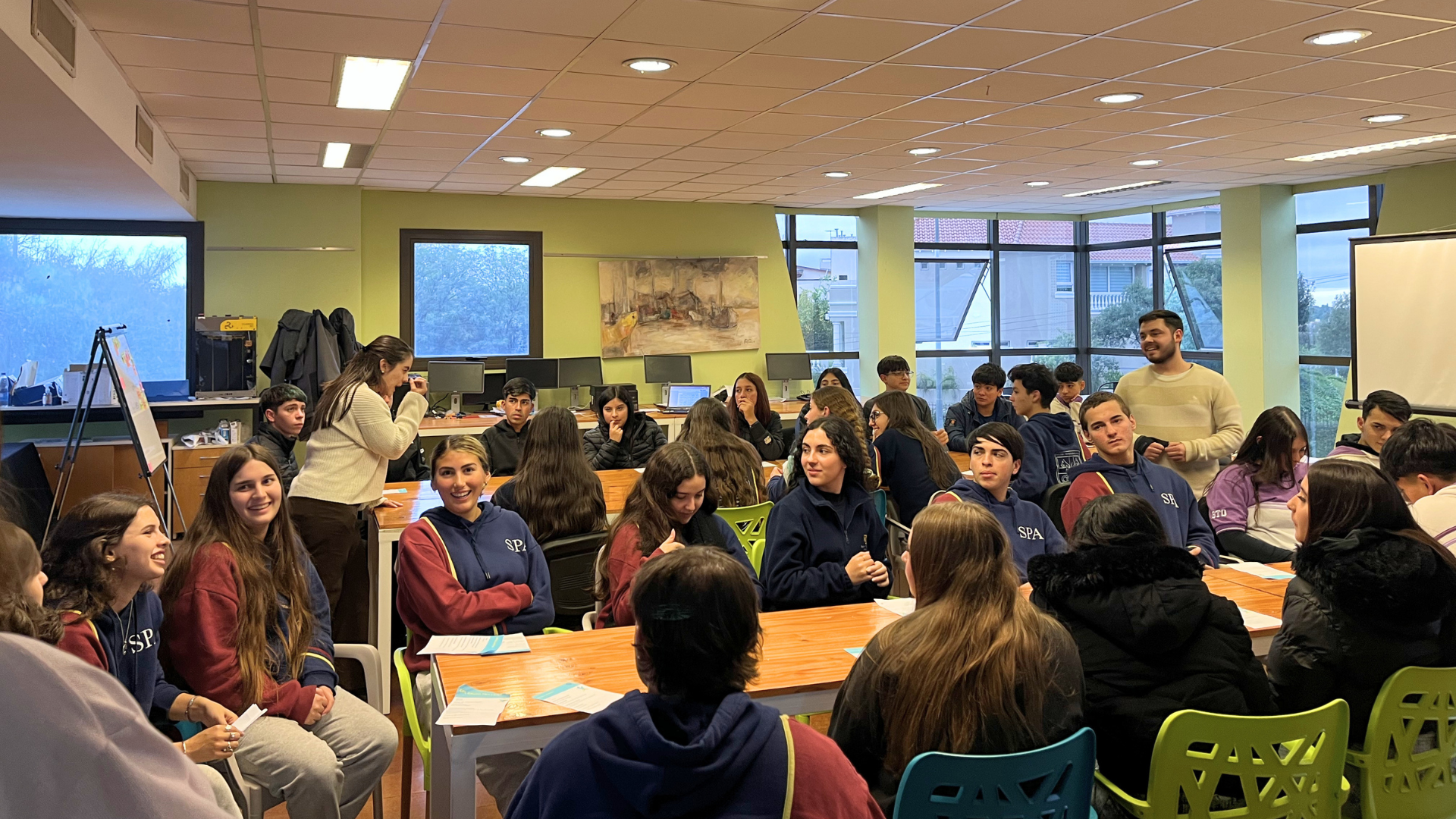 simulacros de entrevistas laborales en Junior Achievement Córdoba