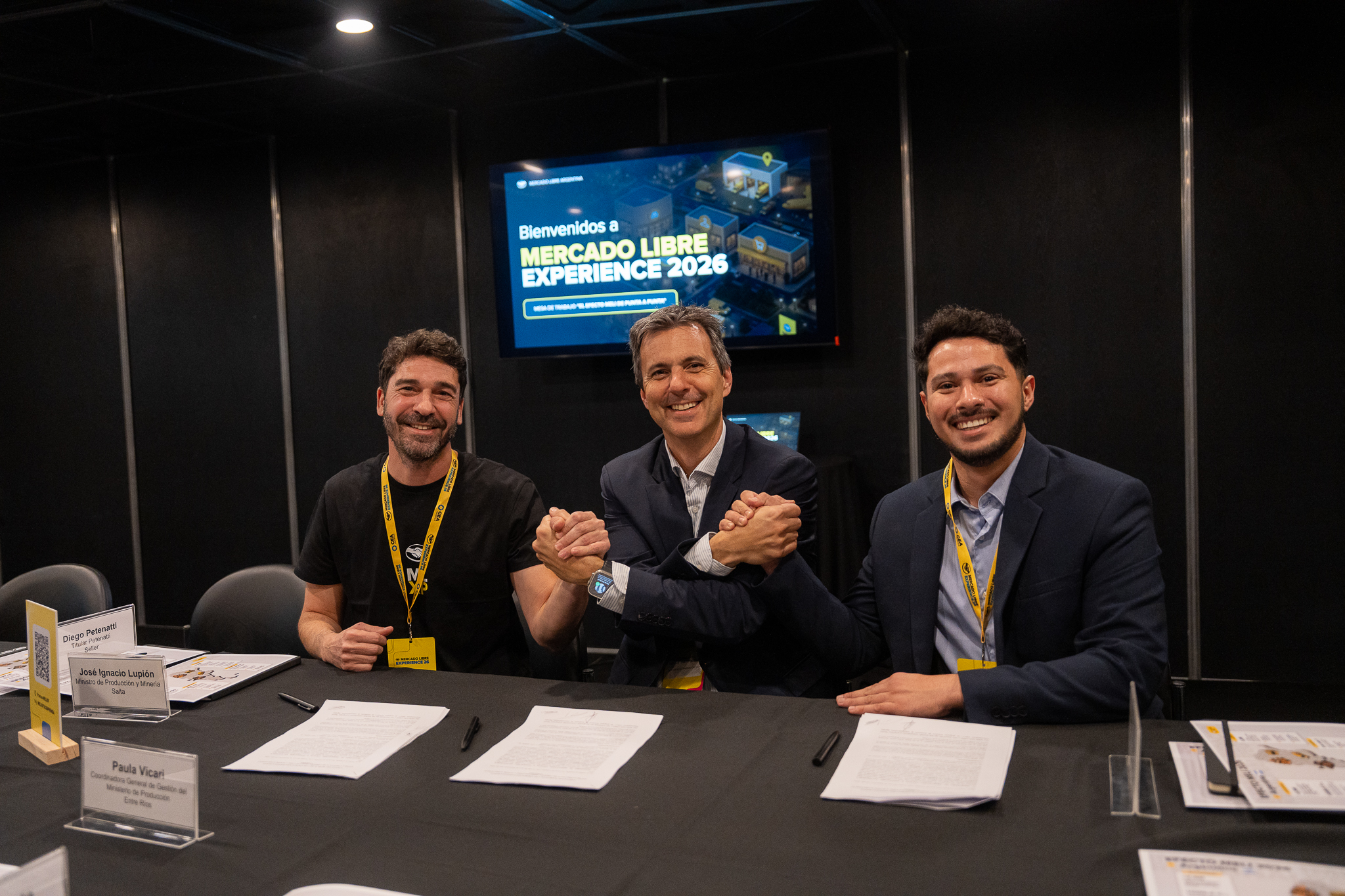 Firma de convenio con Mercado Libre y gobierno de Córdoba